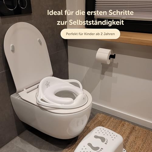 Little Star Gepolsterter Toilettensitz mit Griffen ab 2 J.