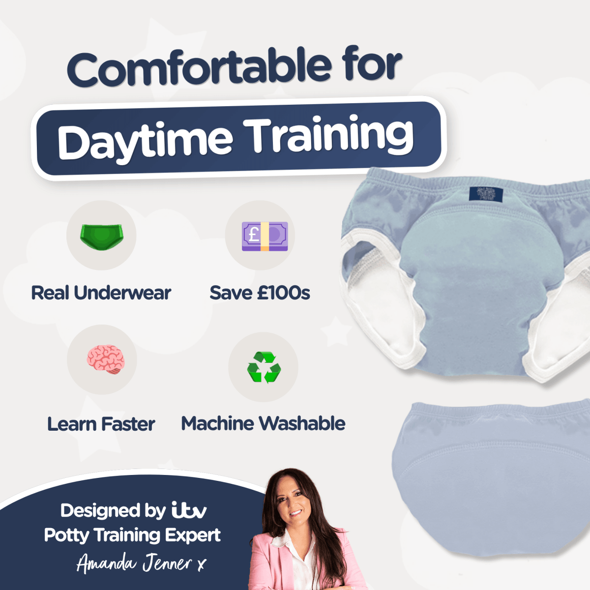 My Carry Potty Training Pants Ocean Blue 3er-Pack Bio