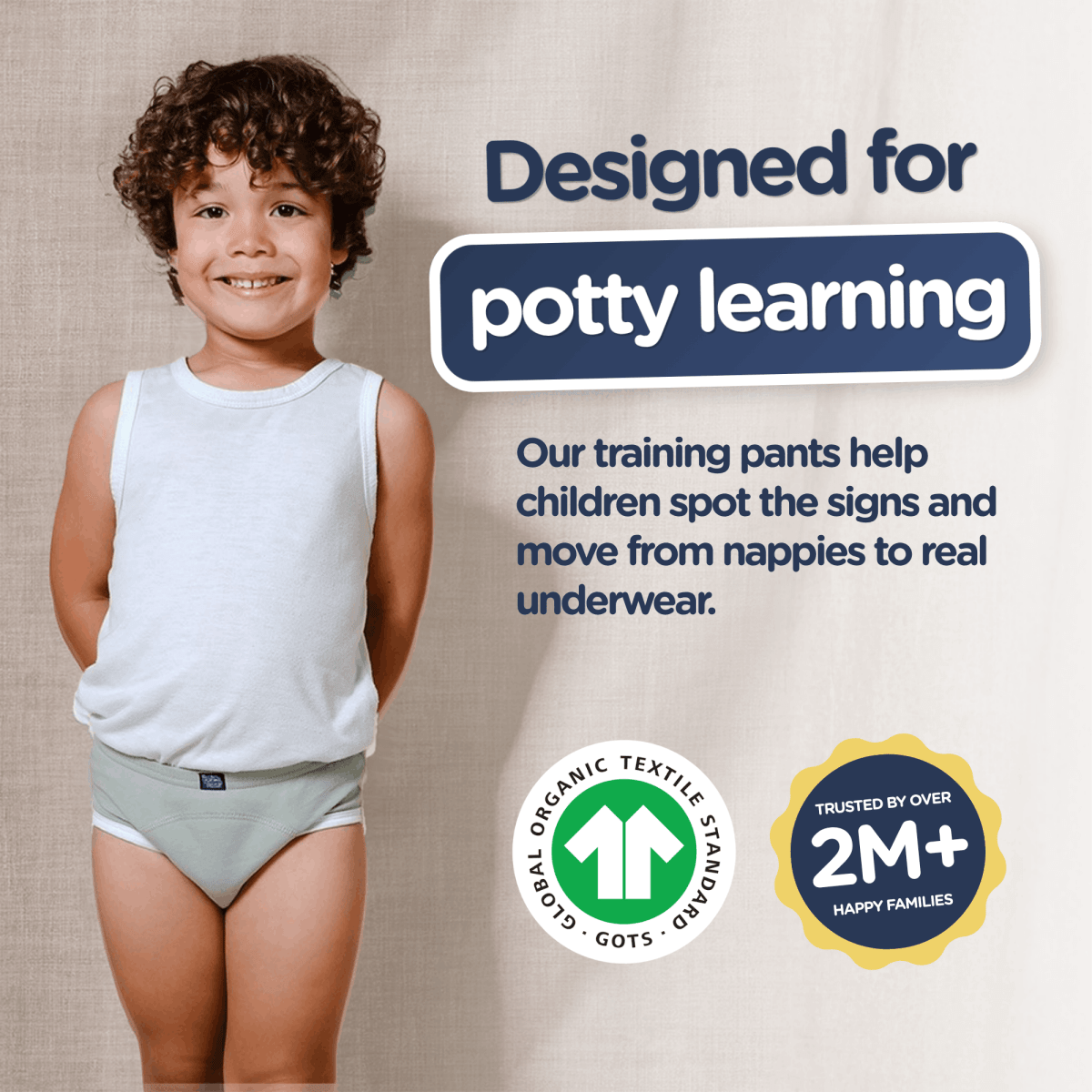 My Carry Potty Training Pants Sage Green 3er waschbar Baumwolle