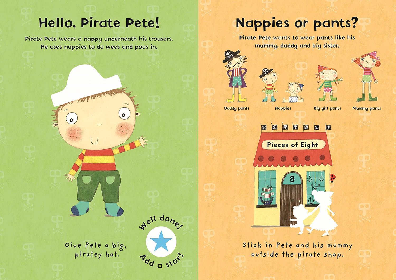 My Carry Potty Pirate Pete Stickerbuch Töpfchentraining