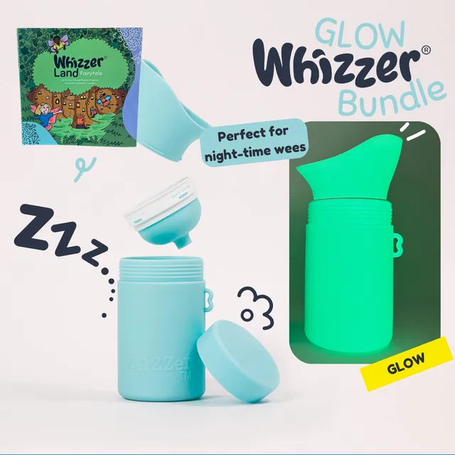 KIDDIWHIZZ Whizzerland Töpfchentraining Buch Bundle Märchen Glow