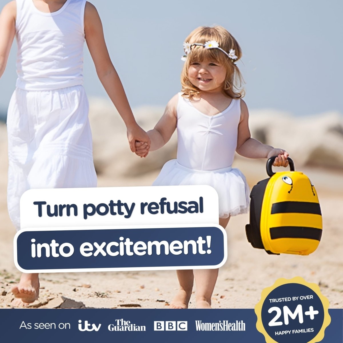 My Carry Potty Bumblebee Reisetöpfchen auslaufsicher