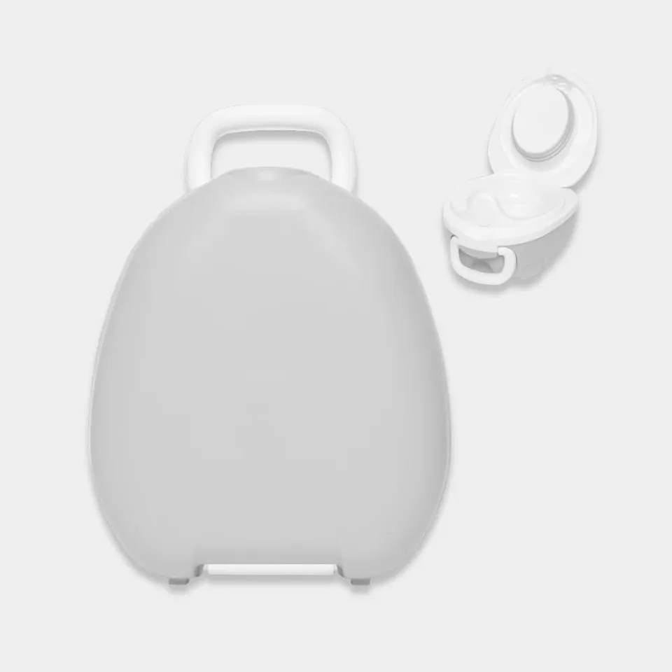 My Carry Potty Pearl Grey Töpfchen Grau auslaufsicher mit Deckel