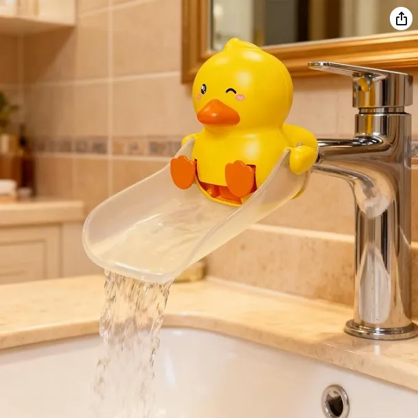 SKYROKU Bear Faucet Extender Wasserhahnverlängerung Ente PP Silikon