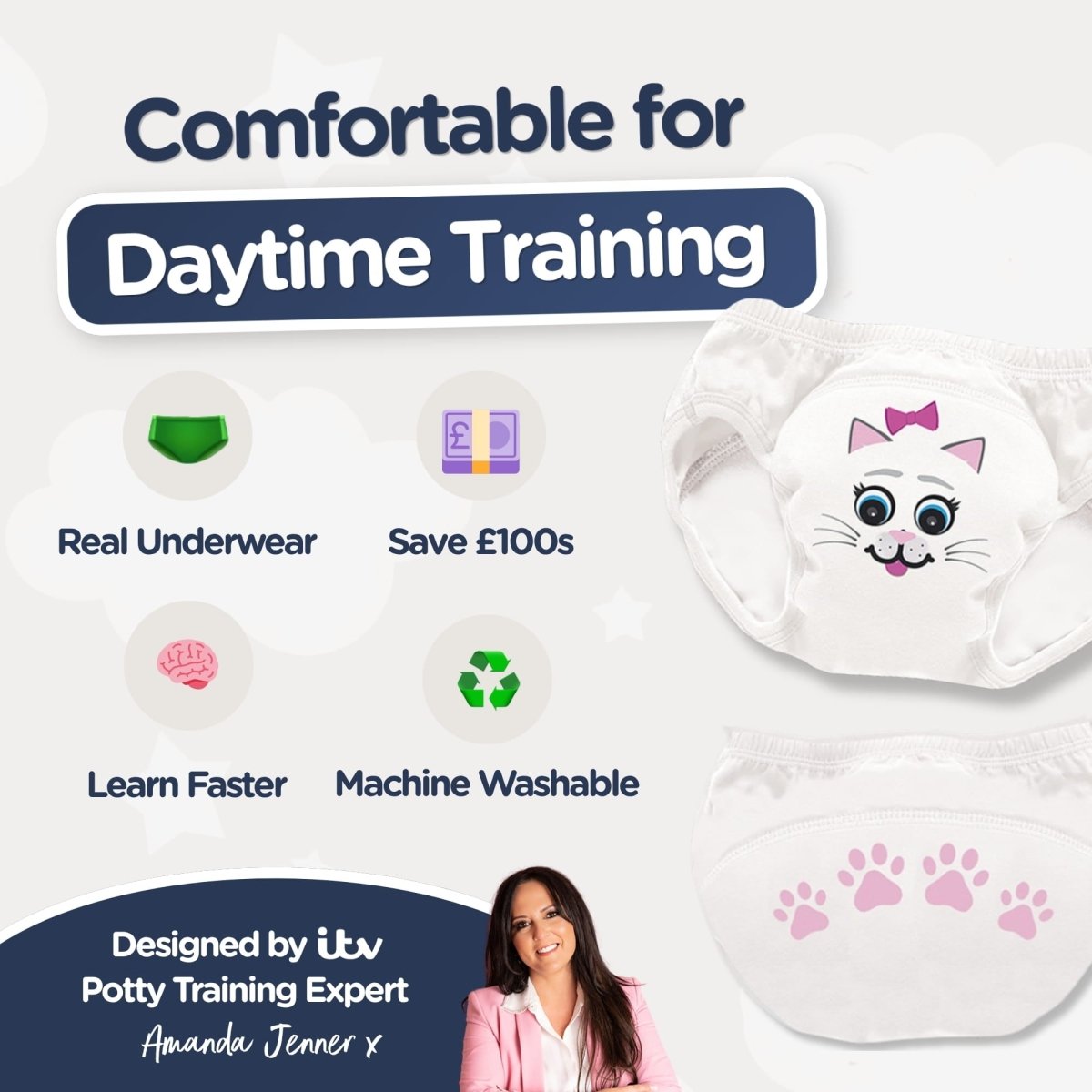 My Carry Potty My Little Training Pants Cat 3er-Pack 18-24 Monate