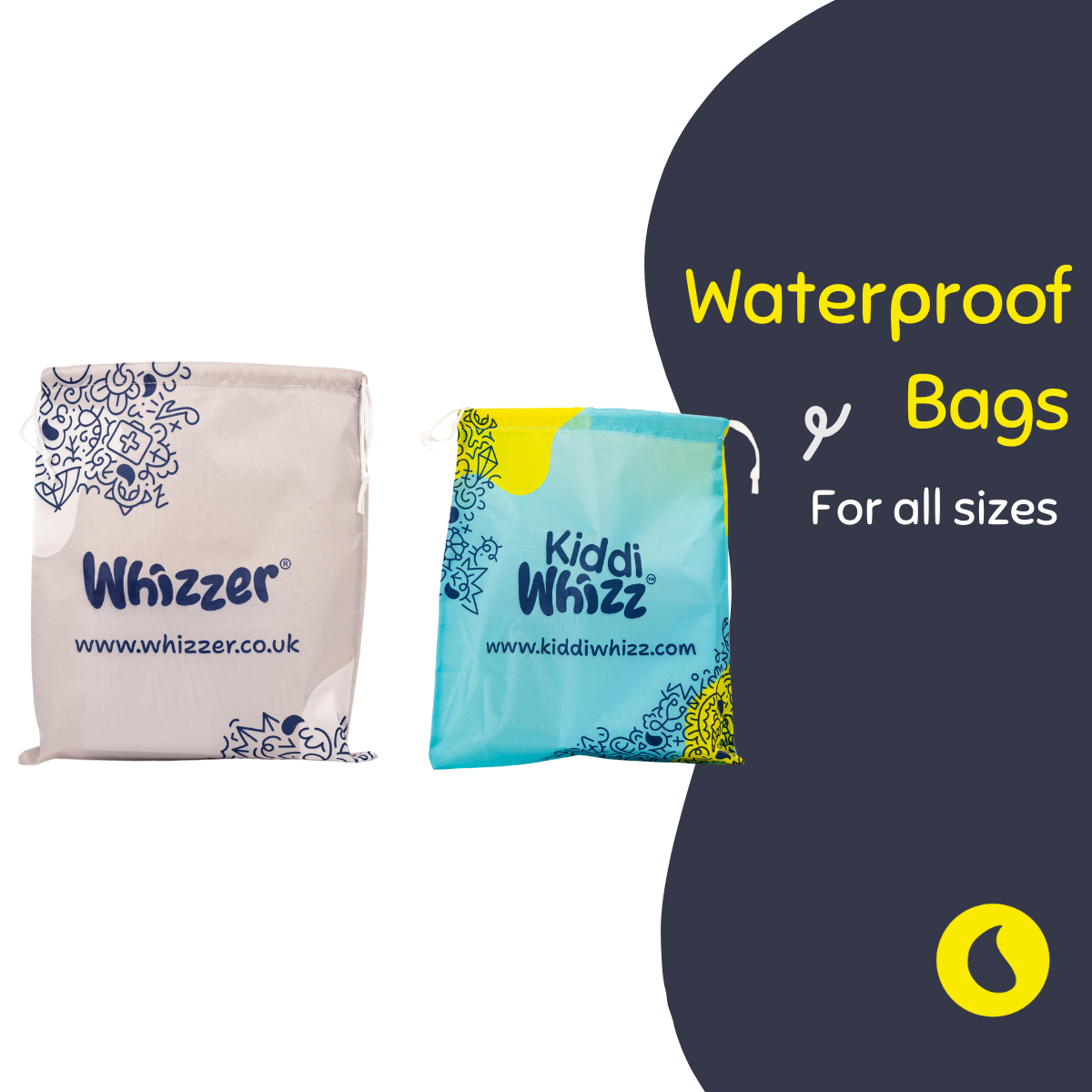 Kiddiwhizz Whizzer wasserdichte Tasche Erwachsene Lila