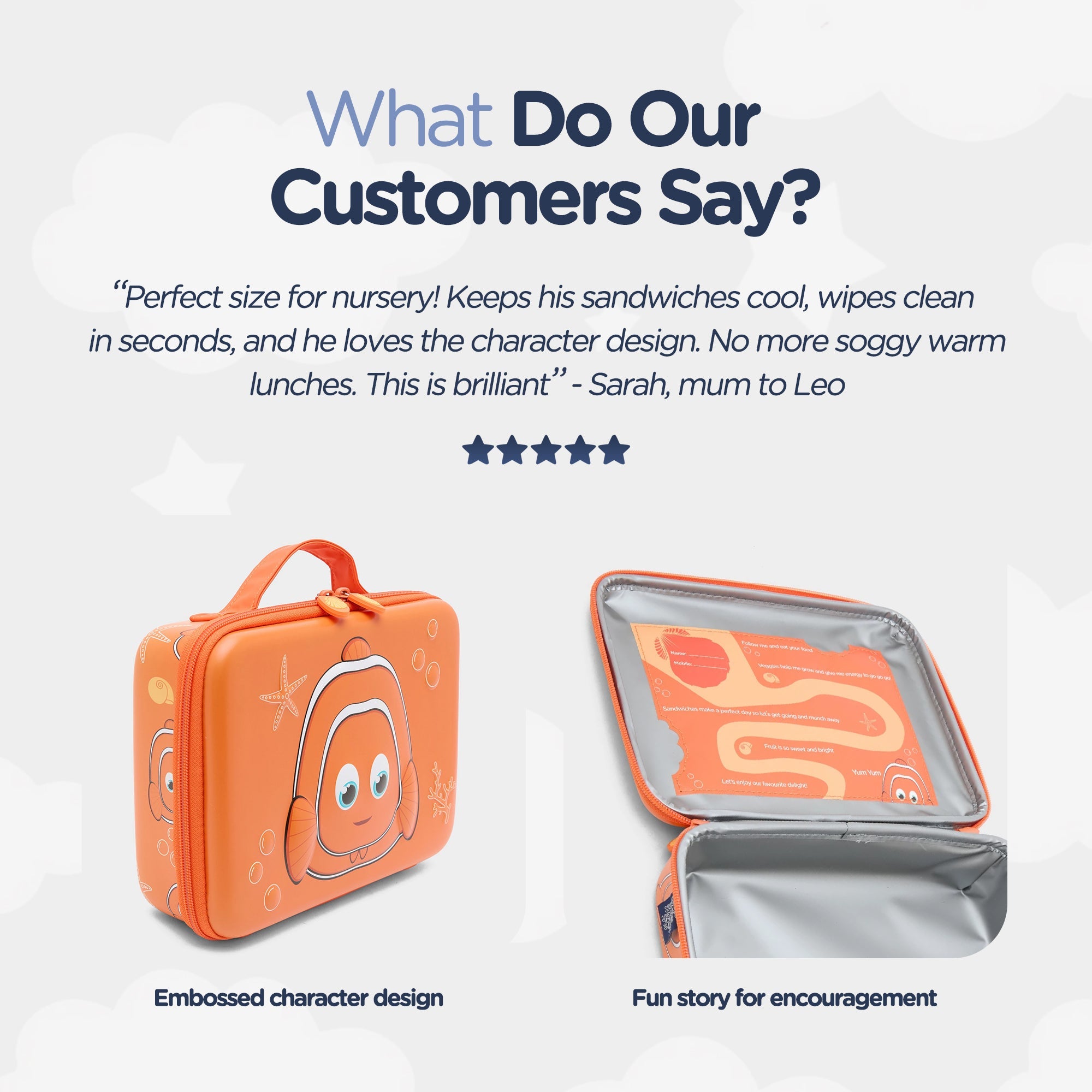 My Carry Potty Travel Lunchbox Clownfish isoliert BPA-frei