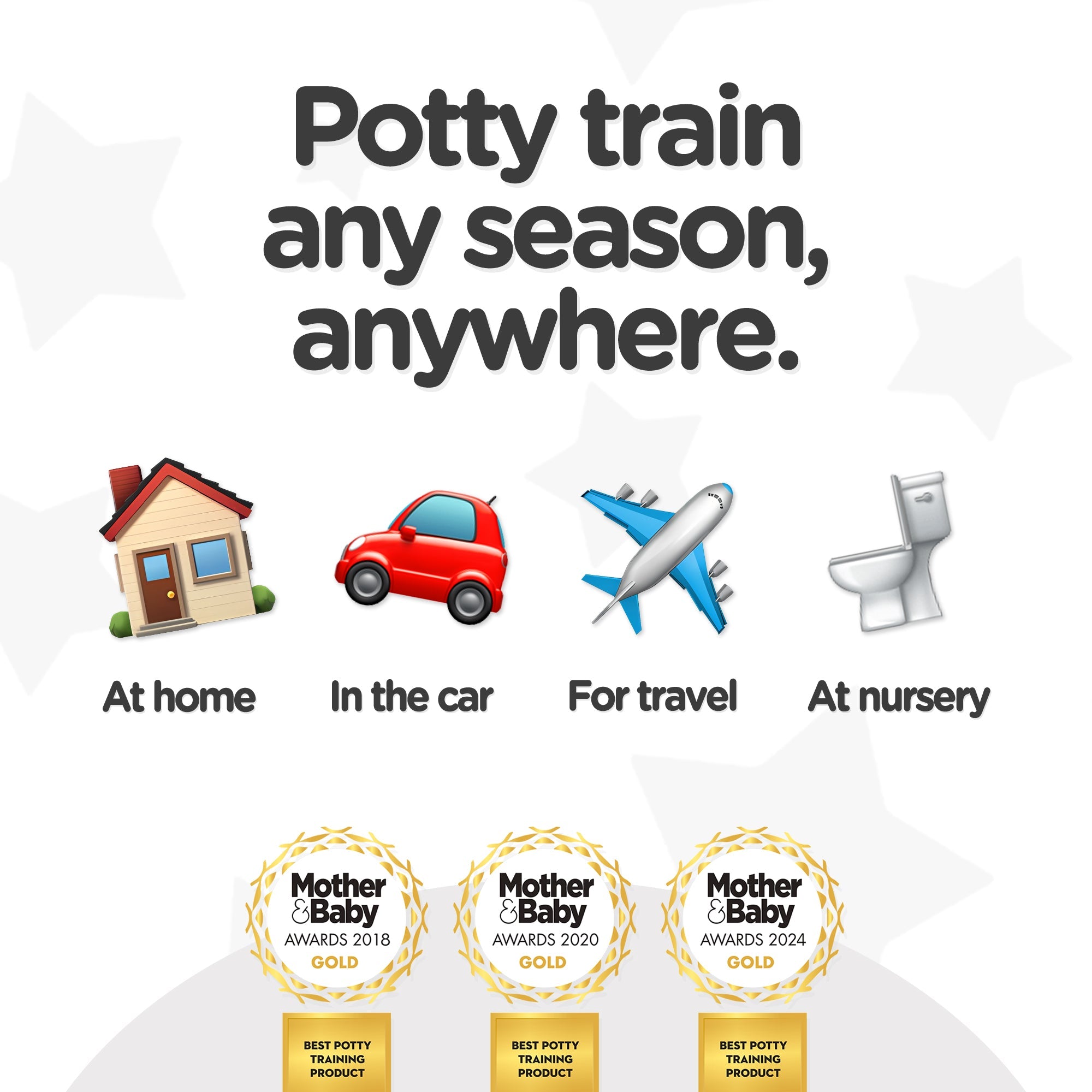 My Carry Potty Ultimate Töpfchen Set Salbeigrün 2-3 Jahre
