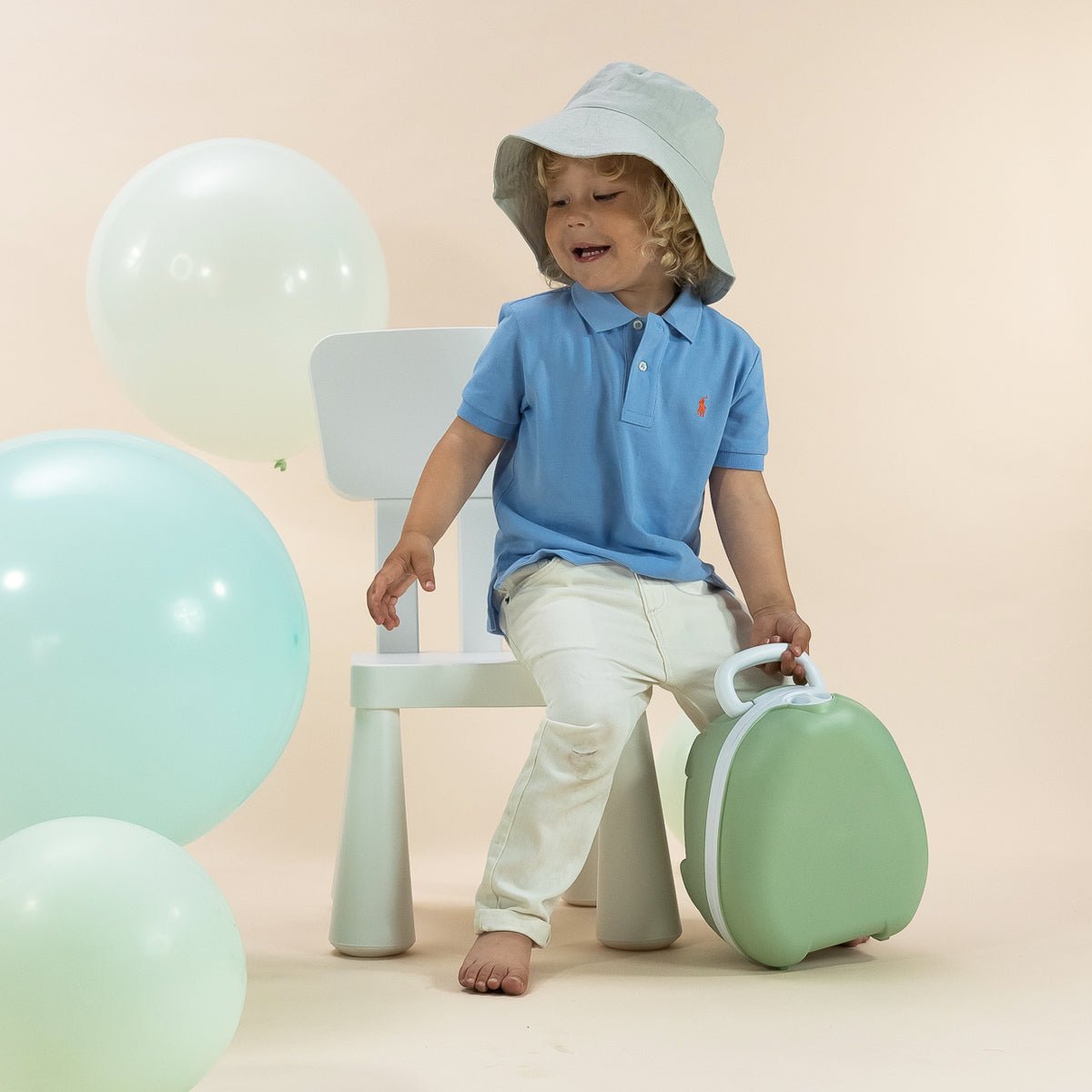 My Carry Potty Sage Green Set Töpfchen Sitz Hocker