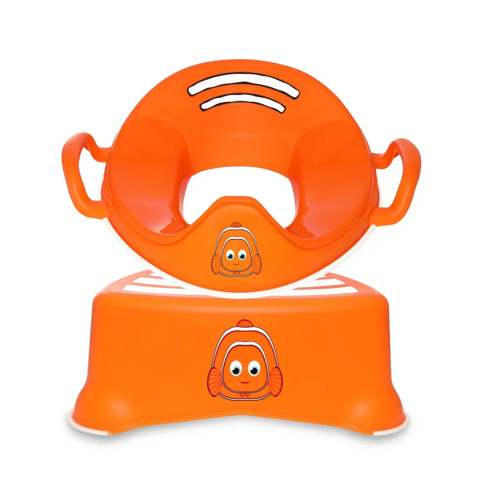 My Little Trainer Seat Toilettensitz Clownfisch mit Hocker rutschfest