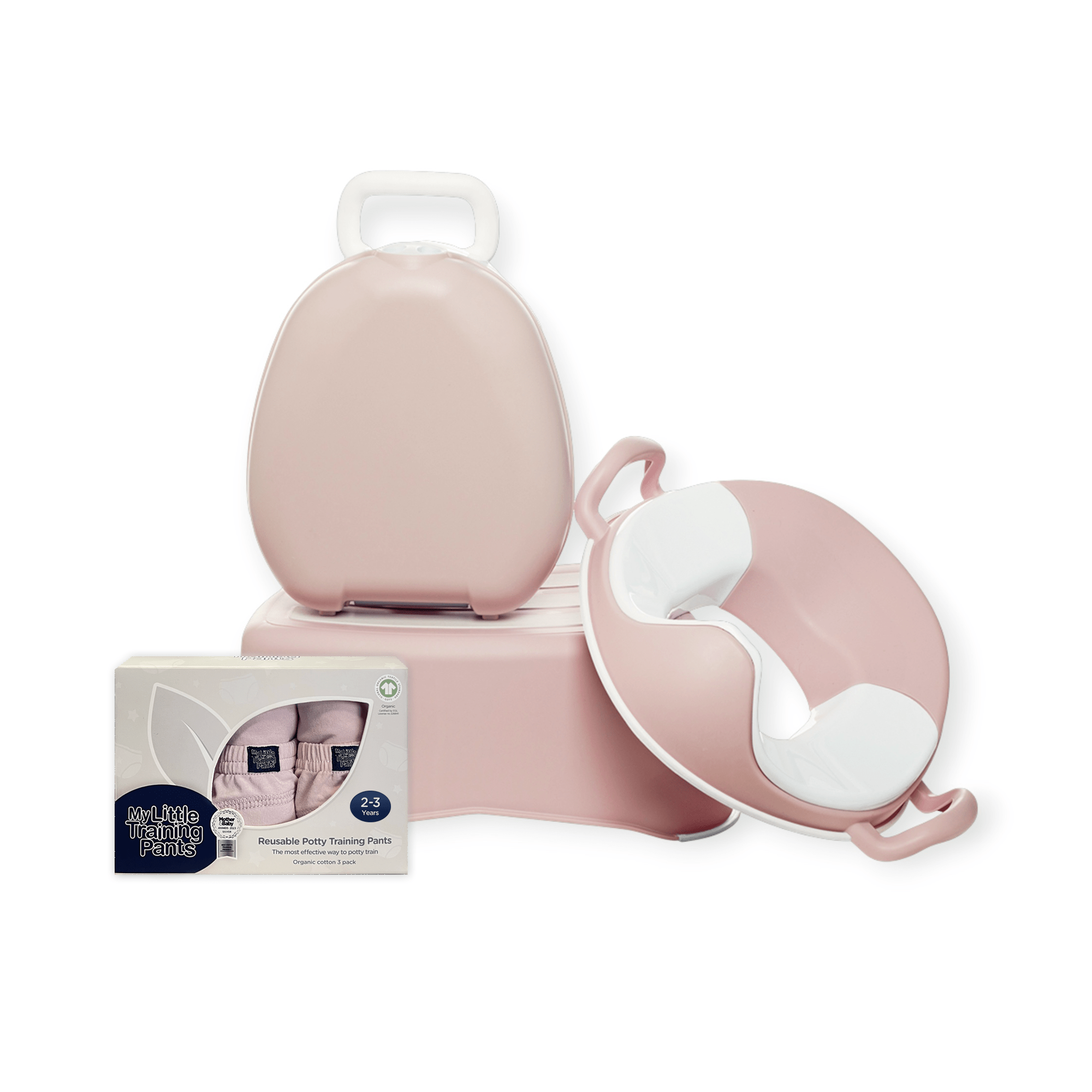 My Carry Potty Bundles Blush Pink Töpfchen-Set 2-3 Jahre