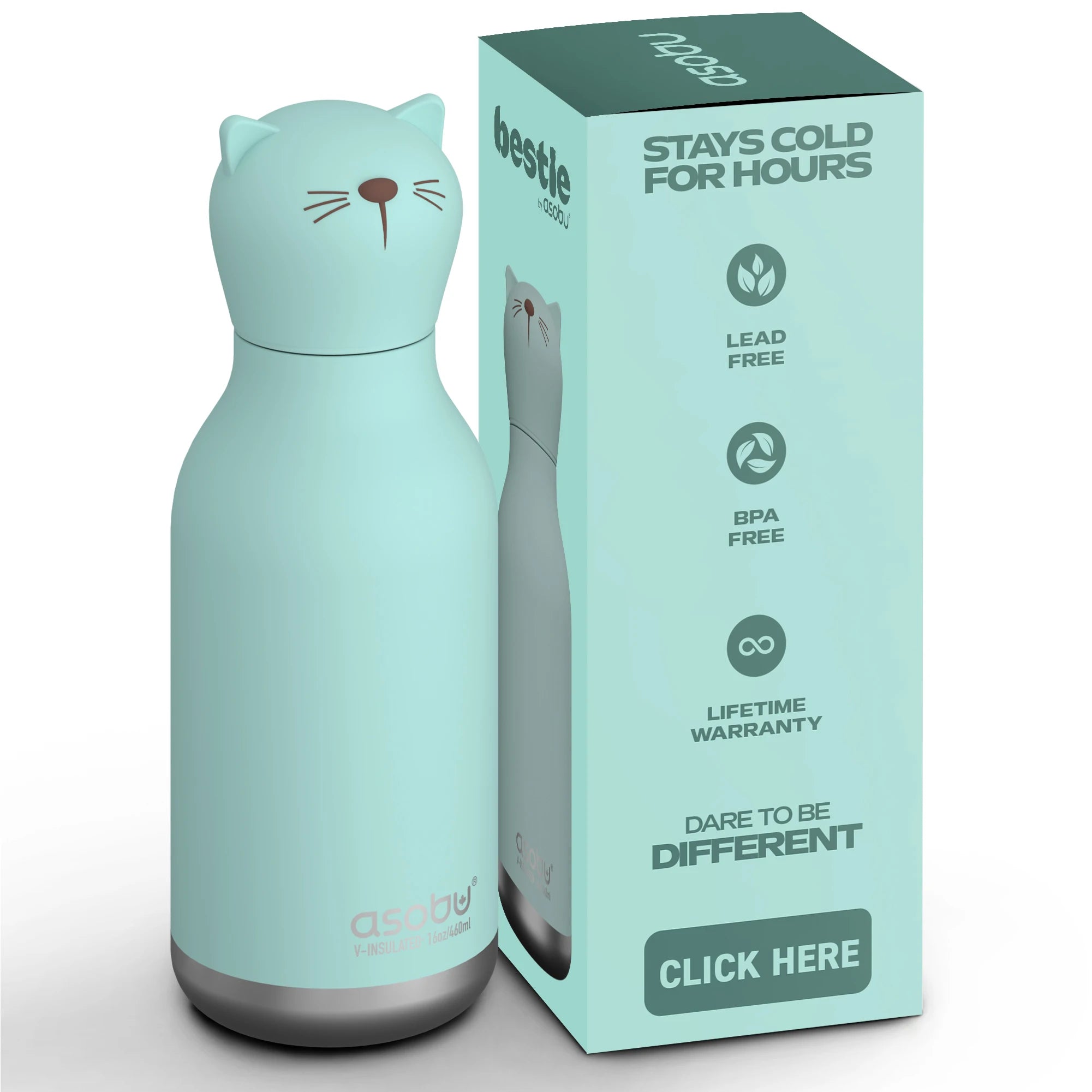 Easypisi Bestie Bottles Kiki Katze Trinkflasche 475ml