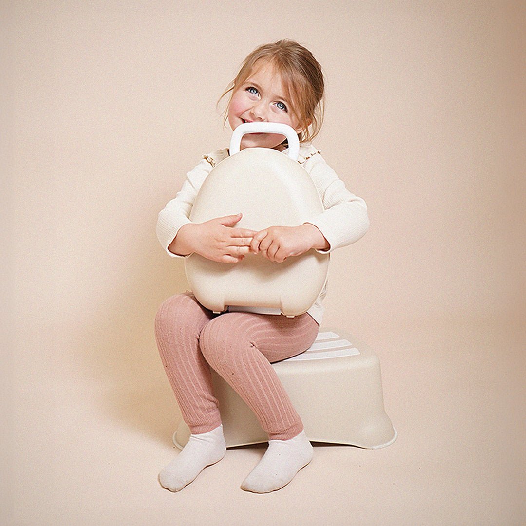 My Carry Potty Bundle Töpfchen Set Natural Beige mit Sitz