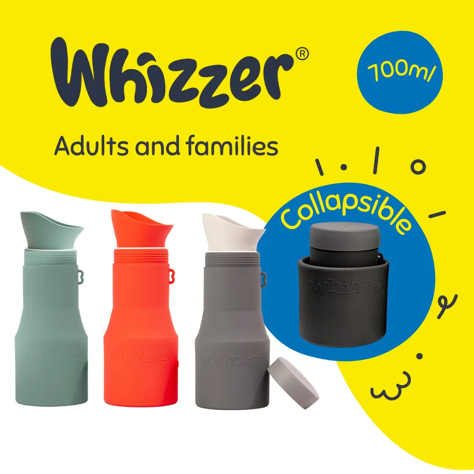 Kiddiwhizz XL Whizzer Adult Eco-Toilette Reiseurinal Rot 700ml