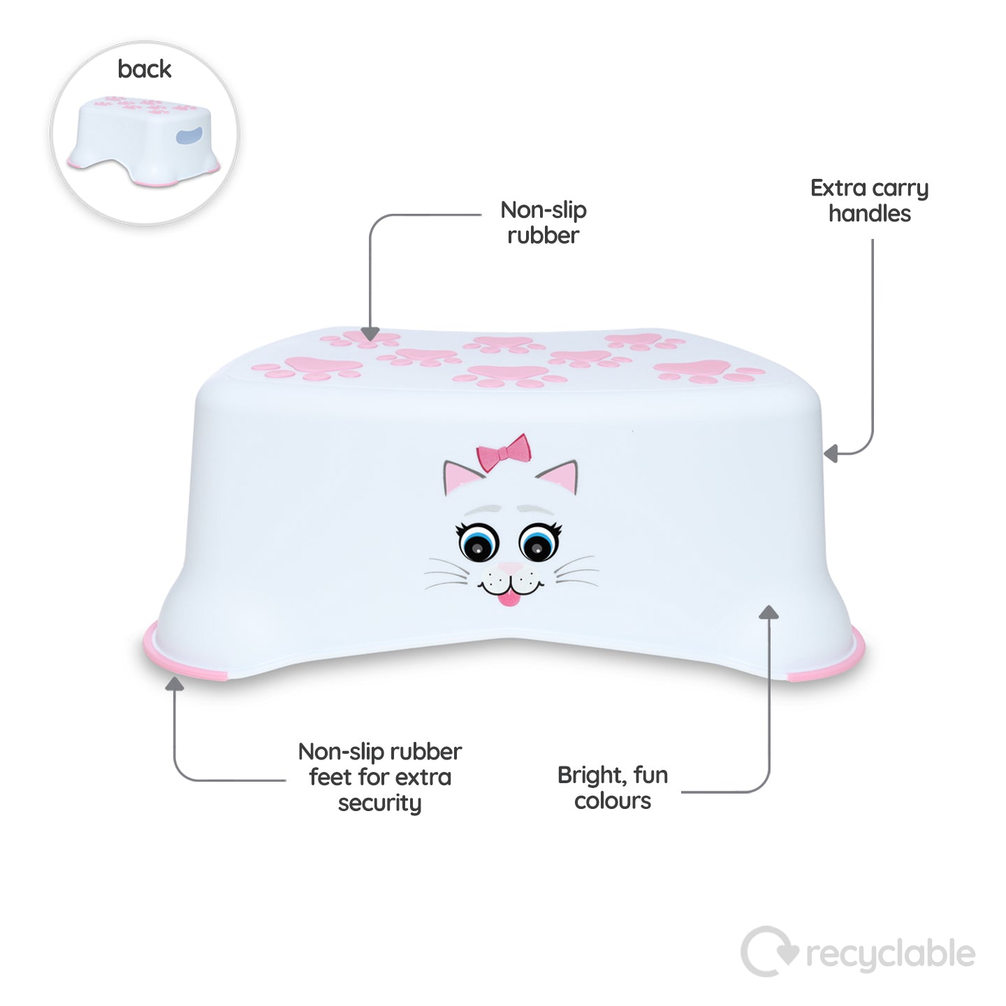 My Carry Potty My Little Step Stool Tritthocker Katze