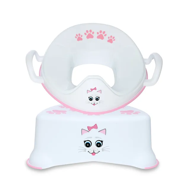 My Carry Potty Trainer Toilettensitz Cat mit Hocker rutschfest