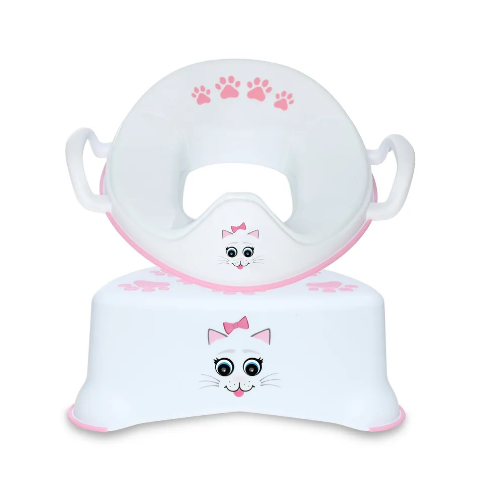 My Carry Potty Trainer Toilettensitz Cat mit Hocker rutschfest