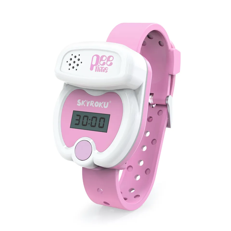 SKYROKU Potty Watch Töpfchentraining-Uhr Pink wasserdicht