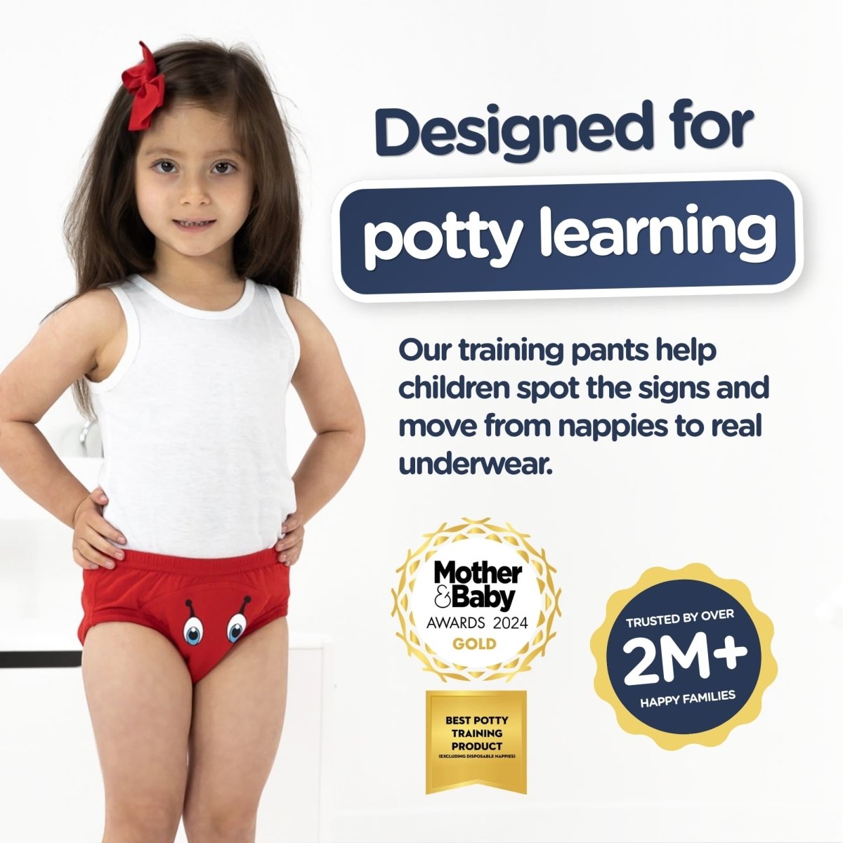 My Little Training Pants Ladybird Trainingshosen 3er 2-3 J