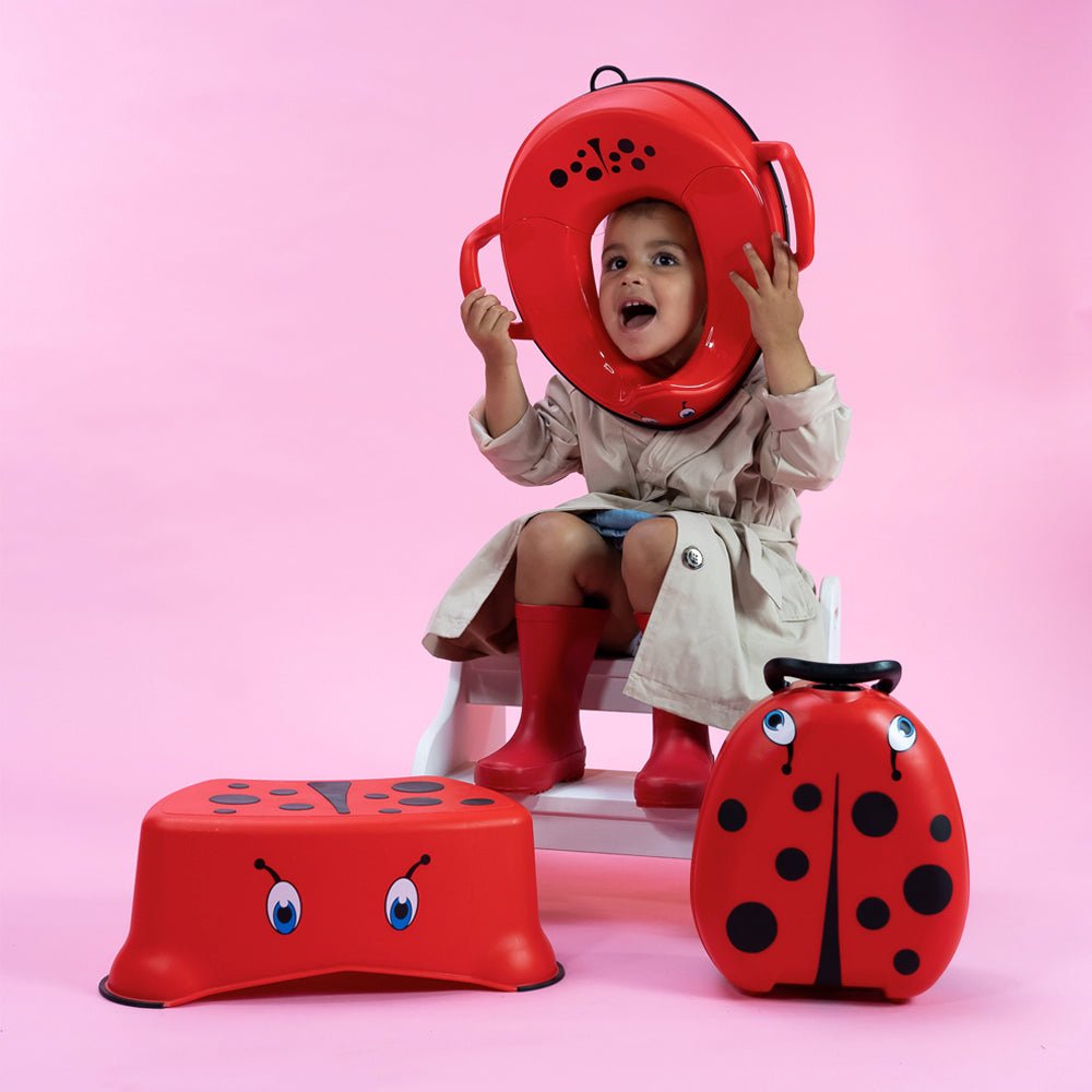 My Carry Potty Bundle Töpfchen-Set Marienkäfer mit Sitz und Hocker