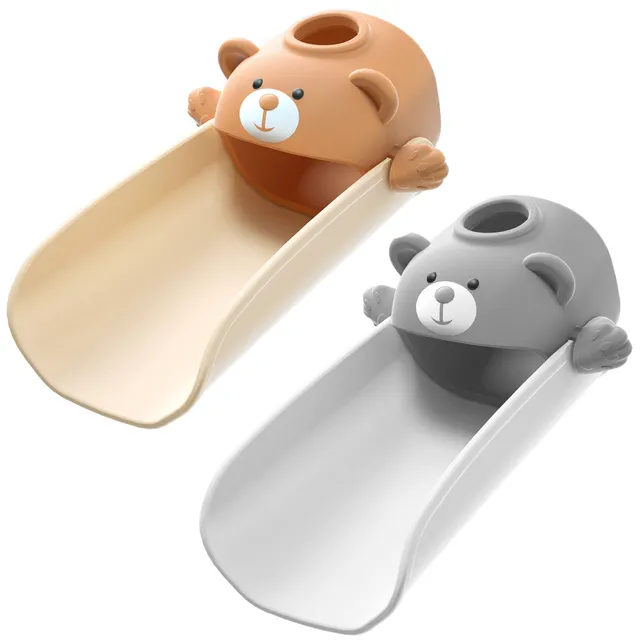 SKYROKU Bear Wasserhahnverlängerung braun Silikon