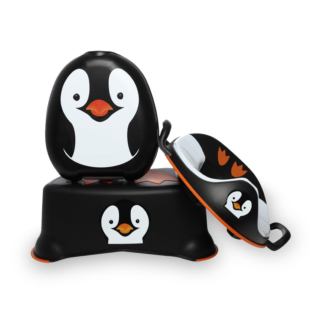 My Carry Potty Bundles Pinguin Töpfchen-Set mit Sitz und Hocker