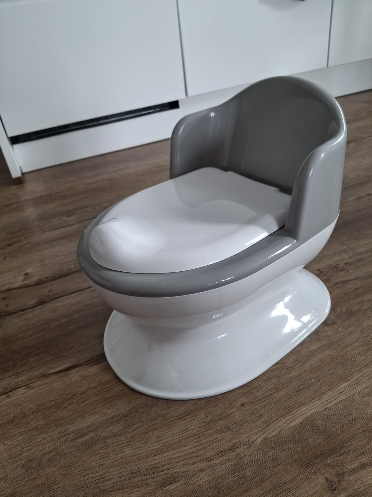 Little Star Kindertoilette Töpfchen Weiß Rückenlehne 30 kg