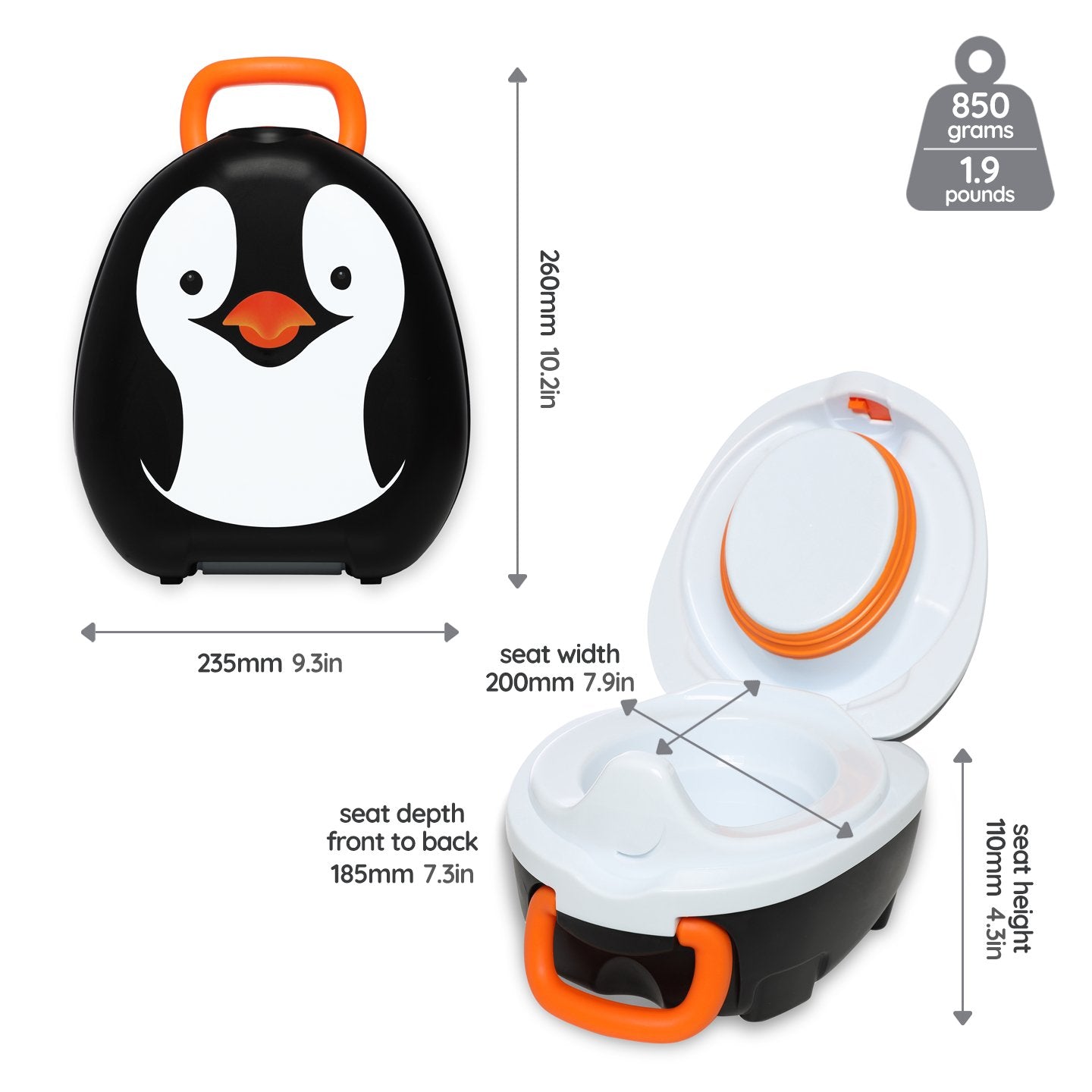 My Carry Potty Pinguin Töpfchen Set mit Trainingshosen