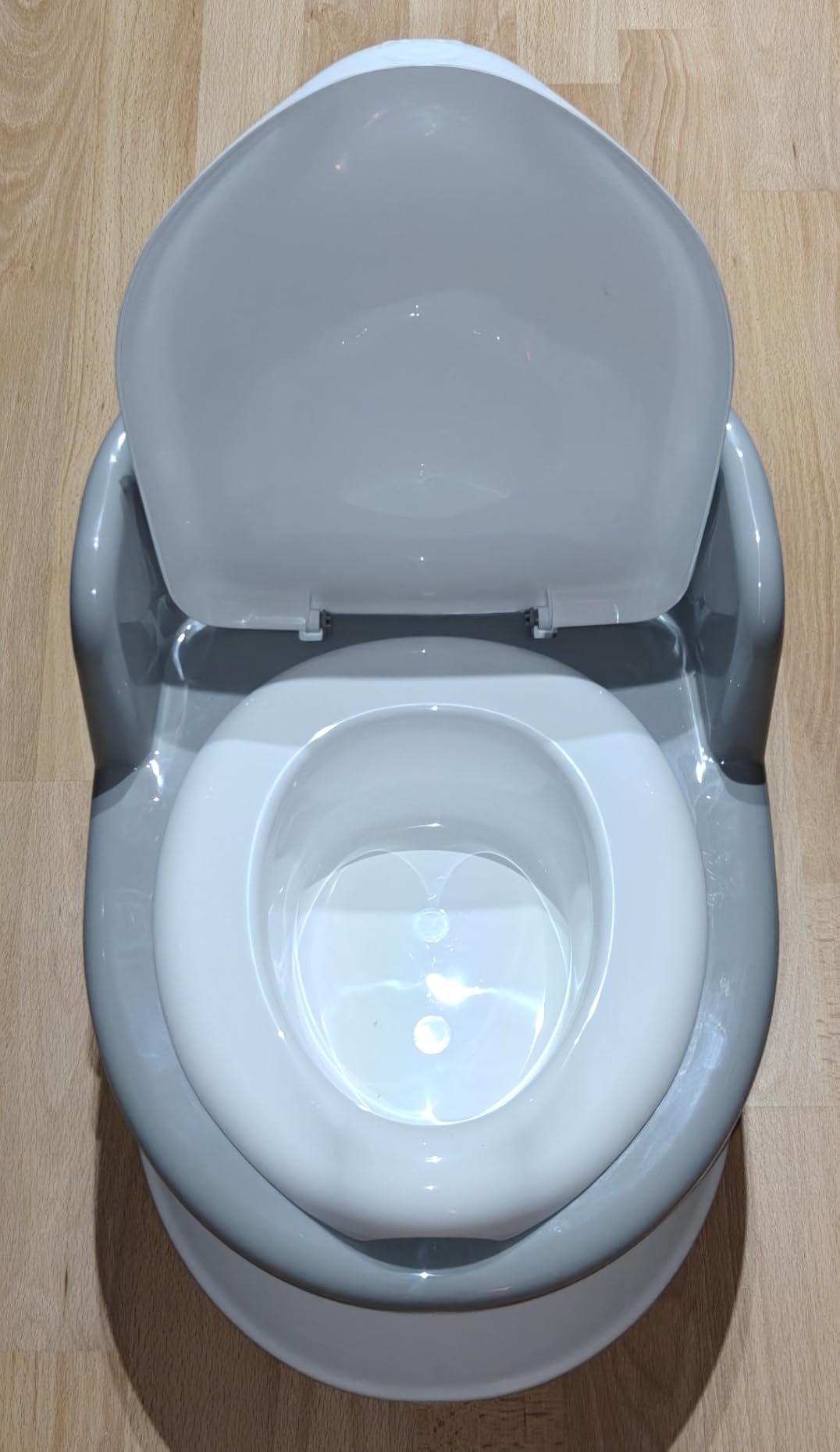 Little Star Kindertoilette Töpfchen Weiß Rückenlehne 30 kg