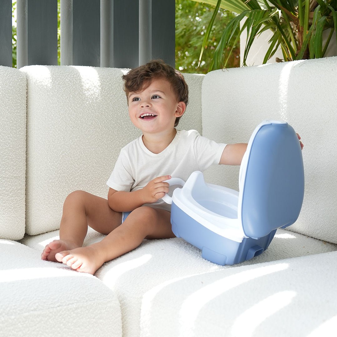 My Carry Potty Bundle Ocean Blue Töpfchen-Set mit Hocker