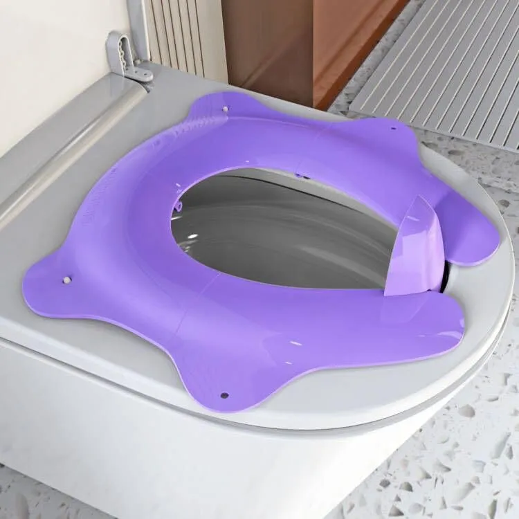 SKYROKU Folding Travel Potty Seat Toilettensitz Lila