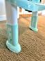 SKYROKU 8838 Toilettensitz mit Treppe Blau rutschfest