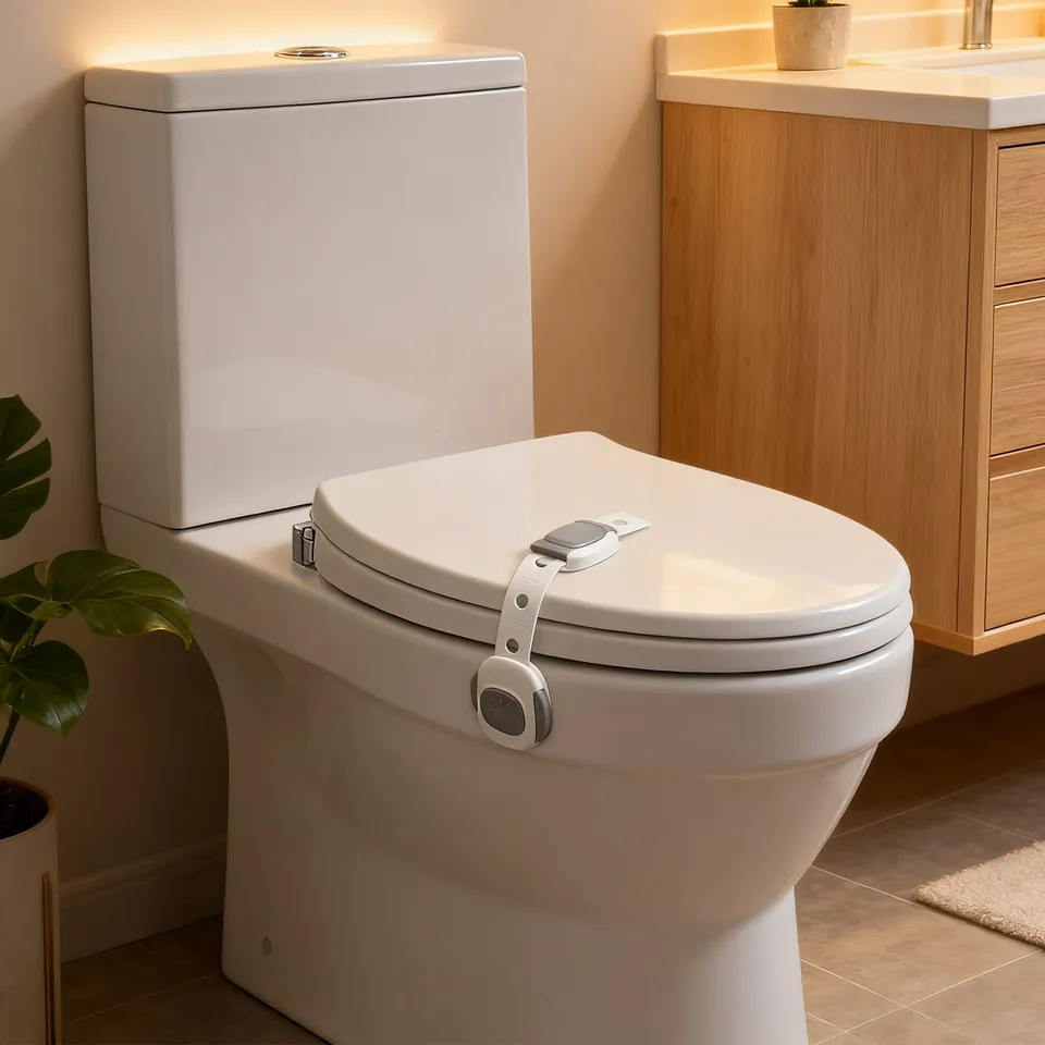 SKYROKU Toilet Lock Toilettensicherung 2er-Pack zum Kleben