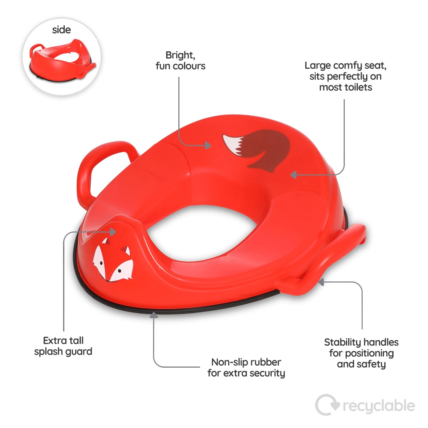 My Carry Potty Fox Trainersitz Set mit Hocker Fuchs