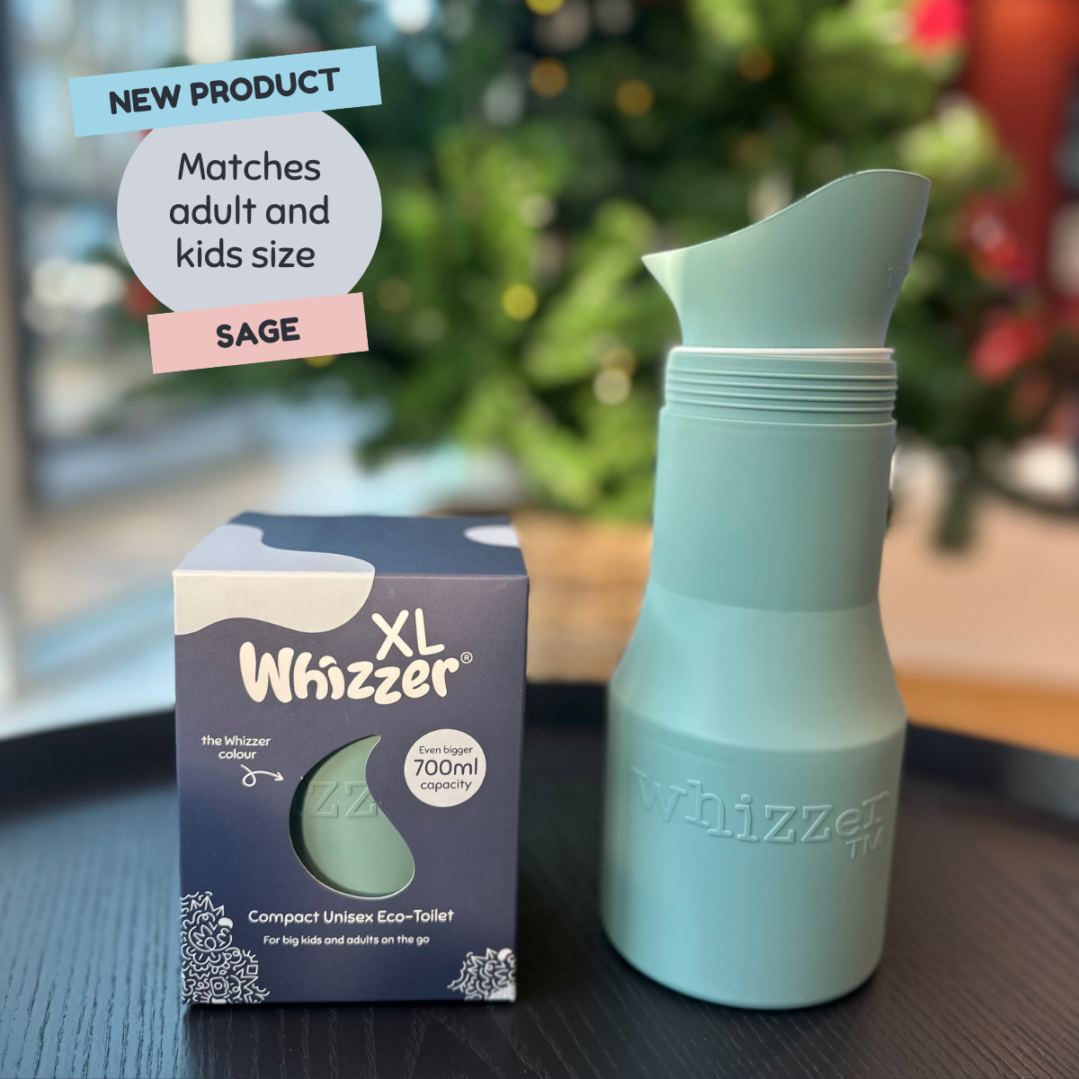 Kiddiwhizz XL Whizzer Adult Eco-Toilette Reiseurinal Rot 700ml