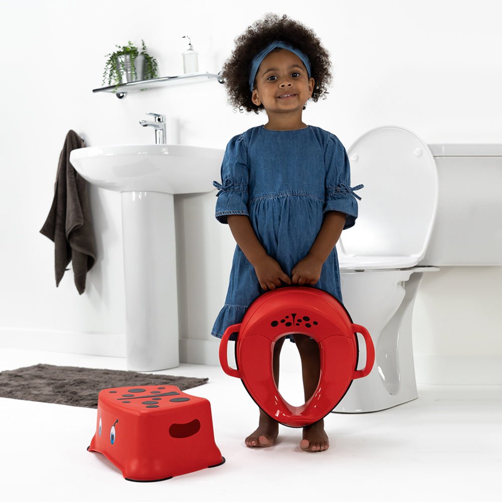 My Carry Potty Bundle Töpfchen-Set Marienkäfer mit Sitz und Hocker