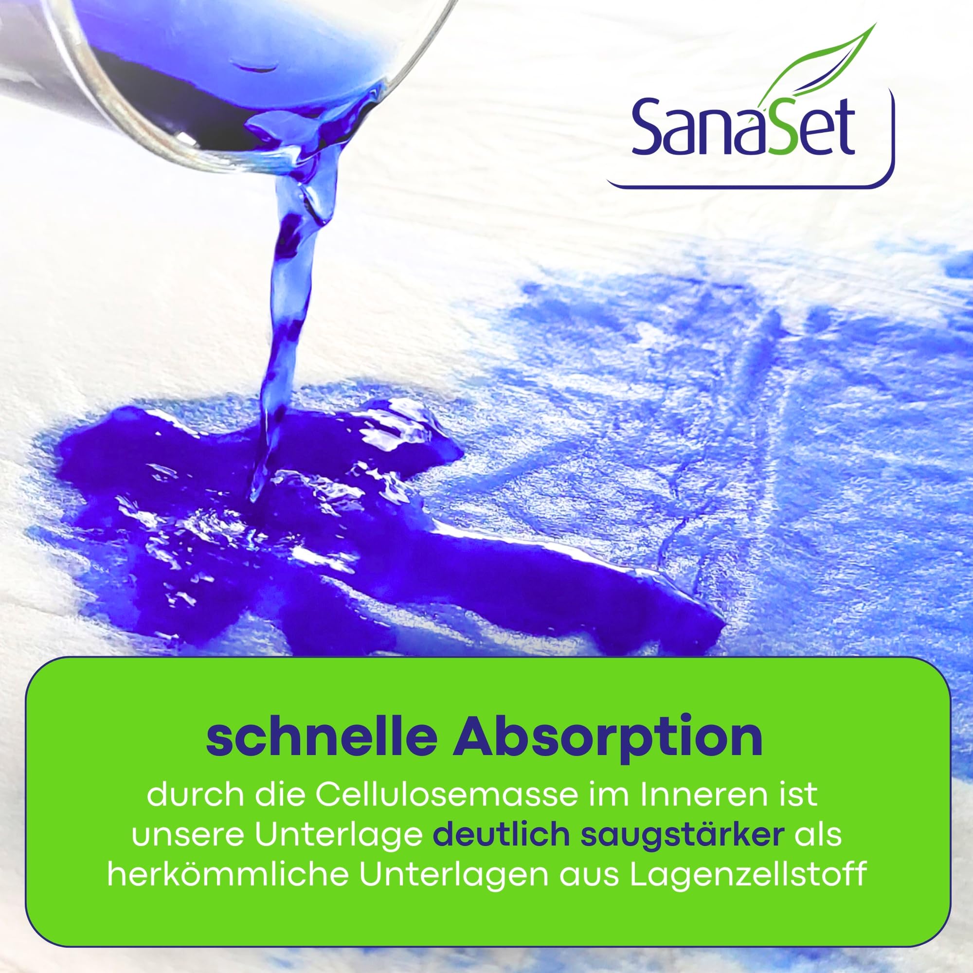 SanaSet Inkontinenzunterlagen 60x60 30 Stück saugstark