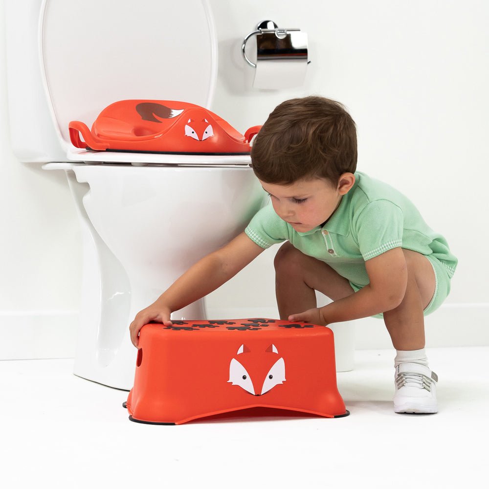 My Carry Potty Fuchs Tritthocker rutschfest für Bad + Toilette