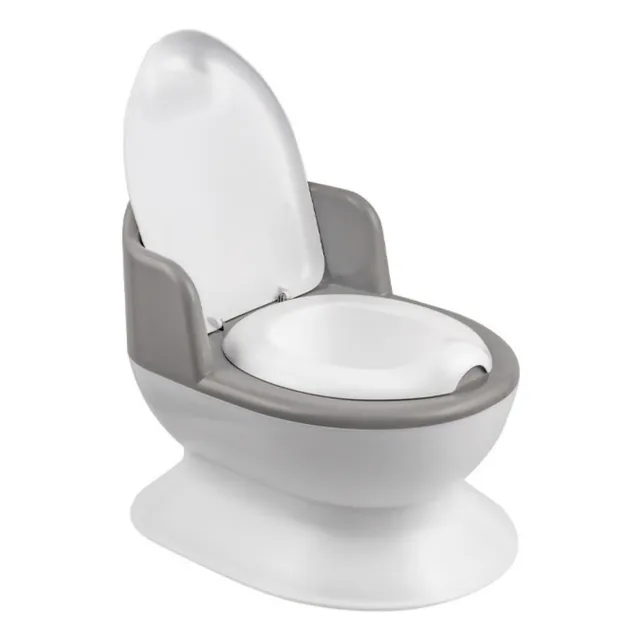 Little Star Kindertoilette Töpfchen Weiß Rückenlehne 30 kg