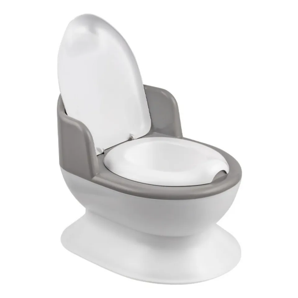 Little Star Kindertoilette Töpfchen Weiß Rückenlehne 30 kg