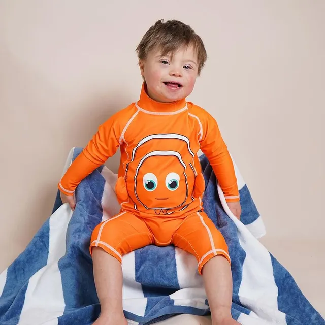 My Little Swimsuit Clownfish UV Schwimmanzug mit Mütze 2-3 J