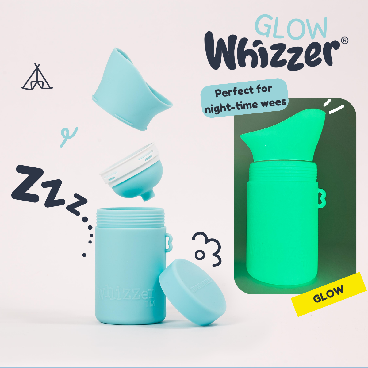 KIDDIWHIZZ Whizzerland Töpfchentraining Buch Bundle Märchen Glow