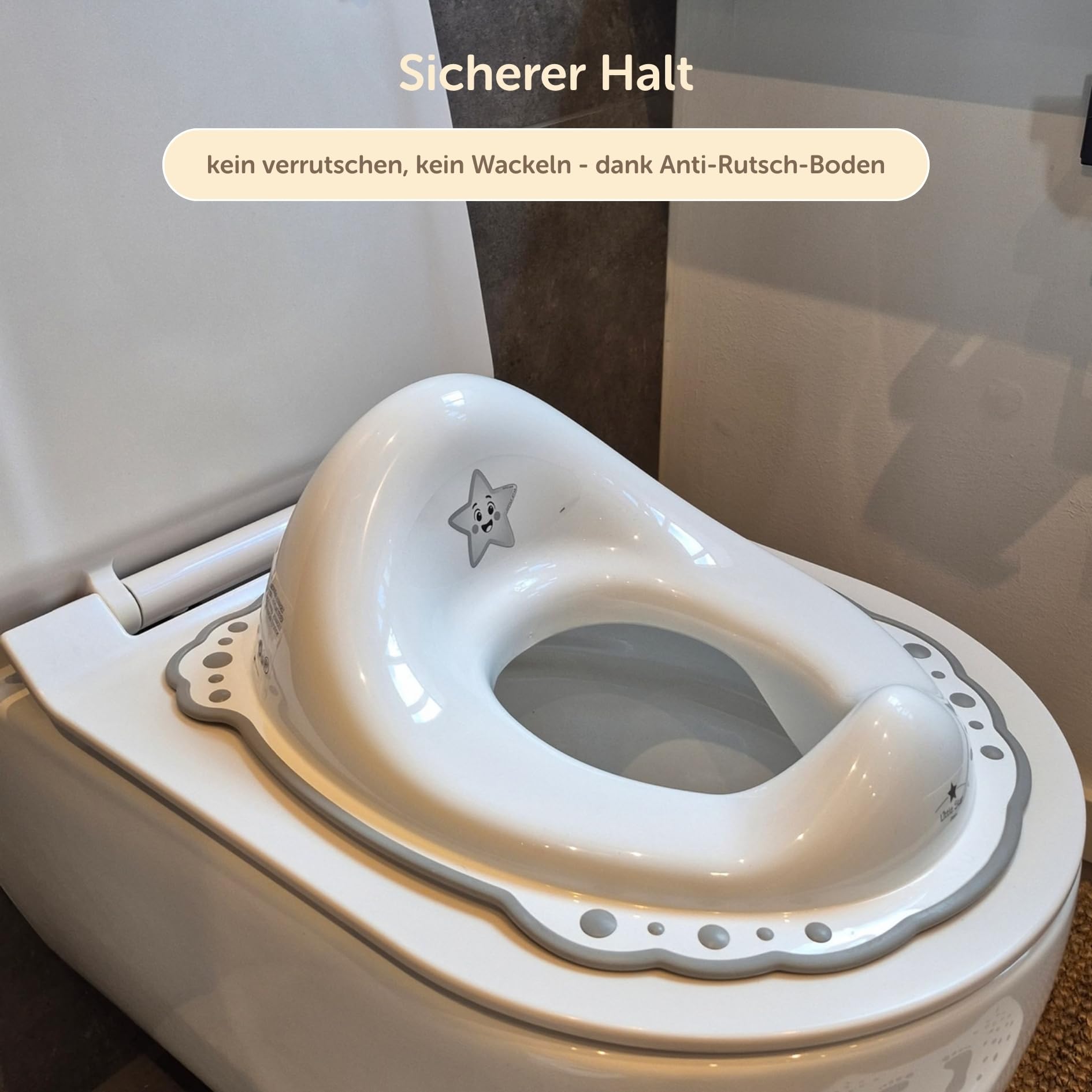 Little Star Kinder Toilettensitz rutschfest ab 2 Jahren