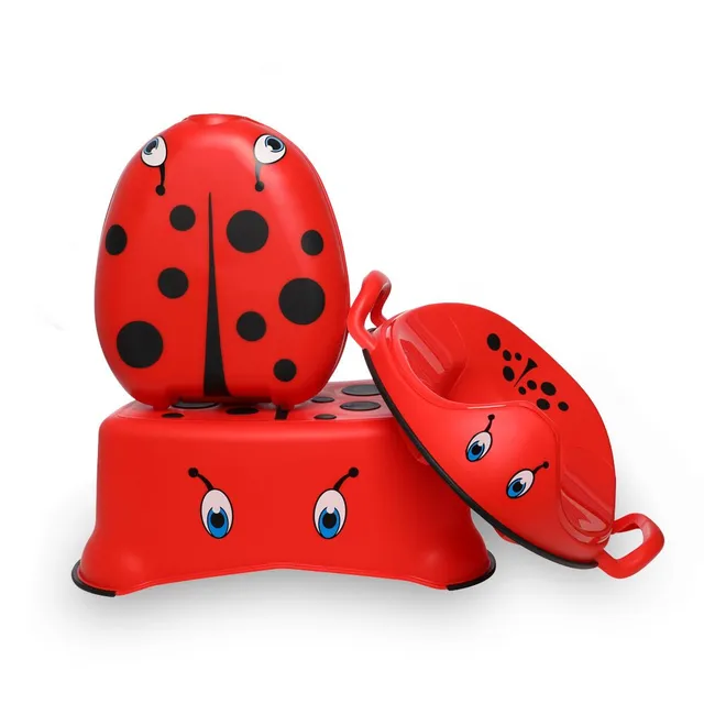 My Carry Potty Bundle Töpfchen Set Ladybird mit Sitz und Hocker