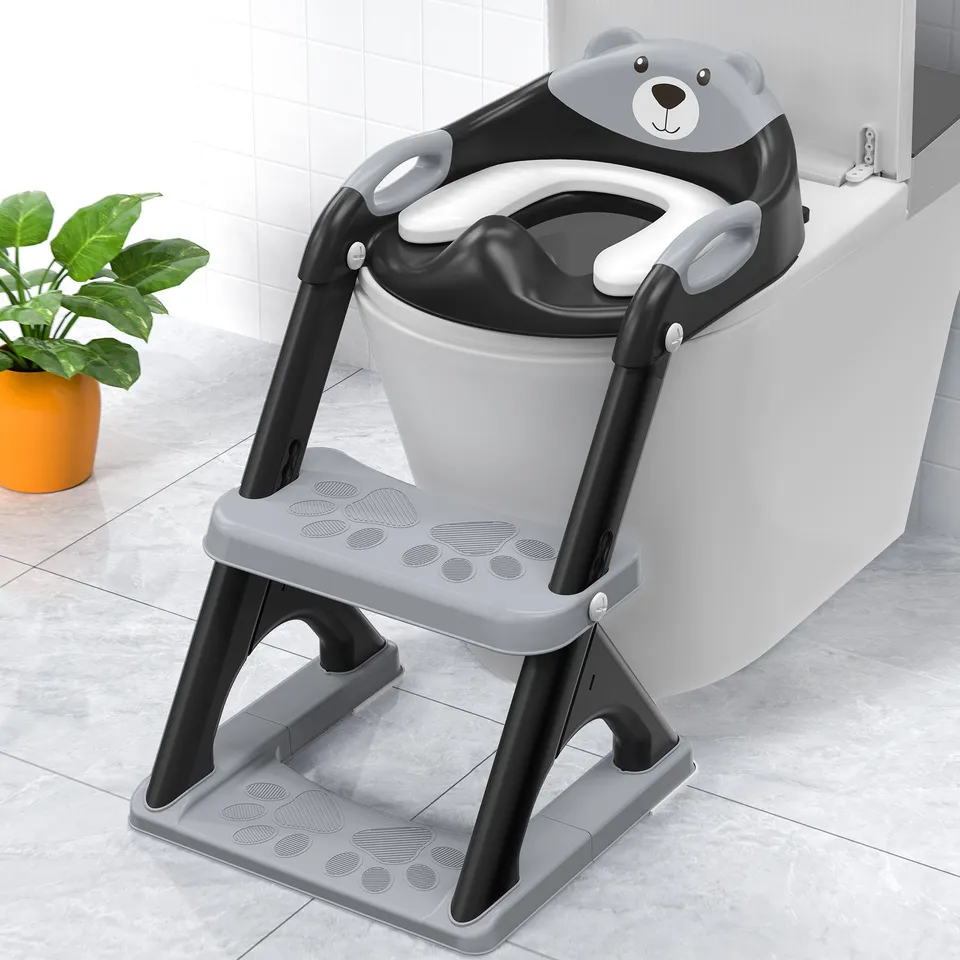 SKYROKU 8899 Model Toilettensitz mit Treppe verstellbar