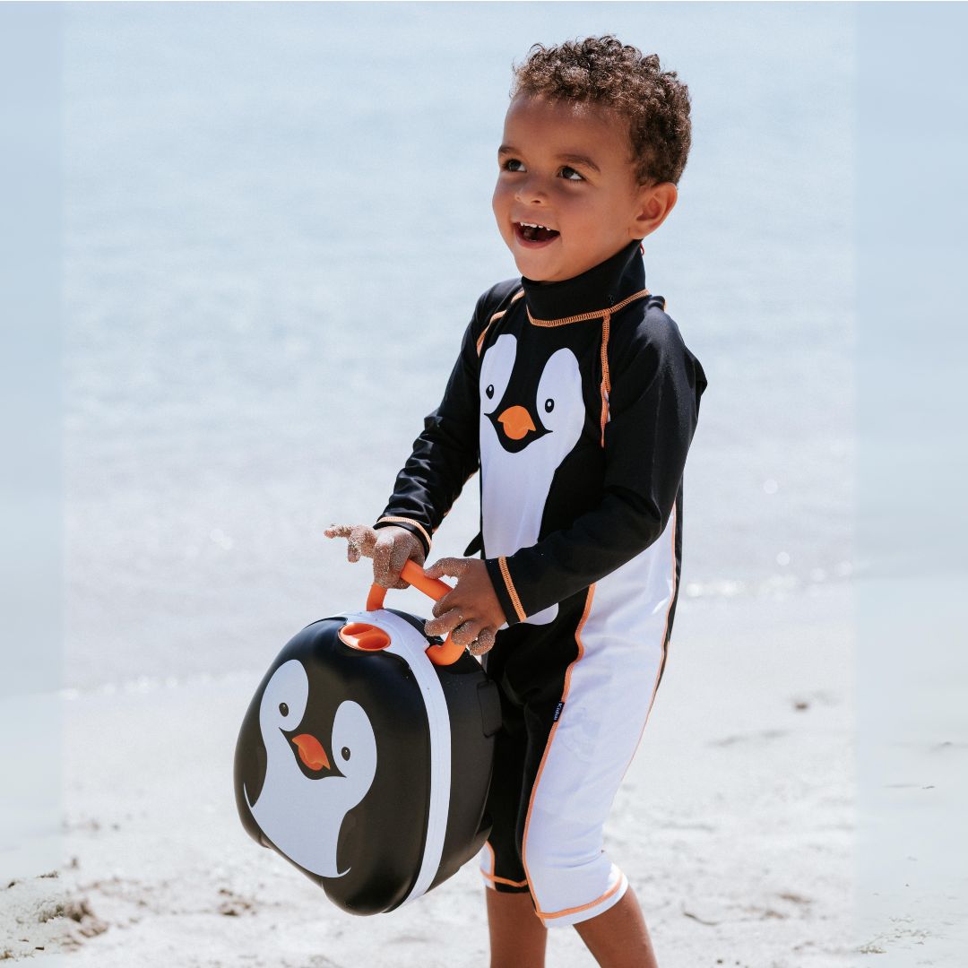 My Carry Potty Penguin Schwimmanzug 2-3 Jahre UPF50 mit Mütze