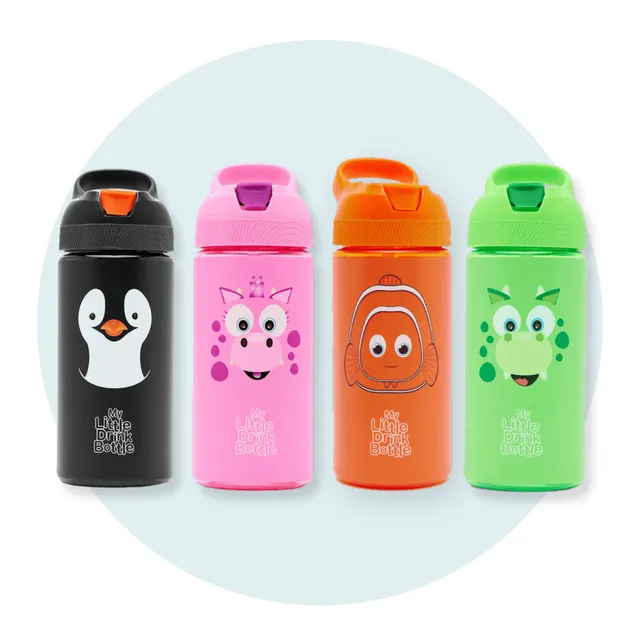My Carry Potty Drink Bottle Trinkflasche Dinosaurier 500 ml mit Strohhalm