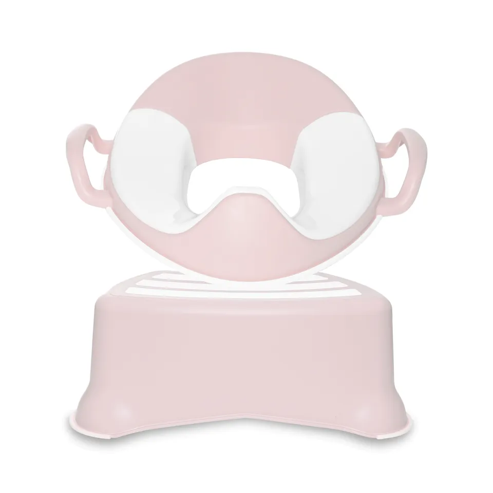 My Carry Potty Trainer Seat Toilettensitz Blush Pink mit Hocker