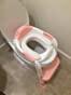 SKYROKU 8838 Toilettensitz mit Treppe Pink rutschfest