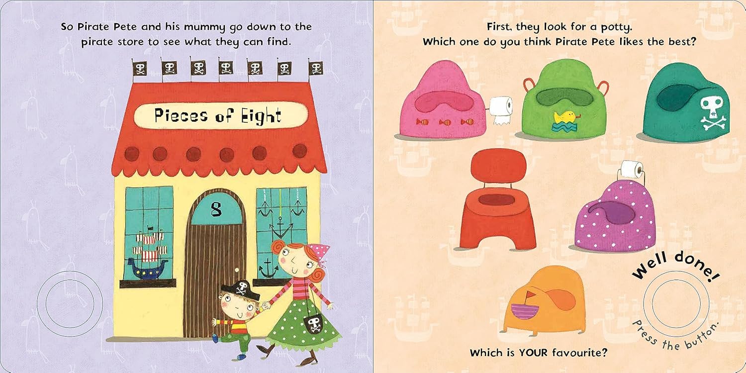 My Carry Potty Pirate Pete Potty Book Töpfchenbuch ab 18 Monate